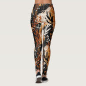 Süßes modernes Fliesenmuster Leggings (Rückseite)