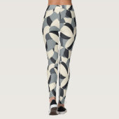 Süßes modernes Fliesenmuster Leggings (Rückseite)
