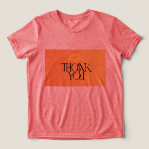 Süßes modernes typografisches Kinder-T-Shirt Tri-Blend Shirt