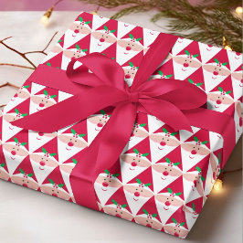 Süßes modernes Weihnachtsmann-Festtags-Weihnachtsm Geschenkpapier