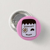 Süßes Monster Button (Vorne & Hinten)