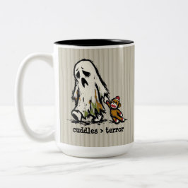 Süßes Monster-Geist-Sockenäffchen-Spielzeug Lustig Zweifarbige Tasse