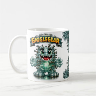 Süßes Monster namens "Giggle Gear" Kaffeetasse