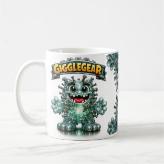 Süßes Monster namens "Giggle Gear" Kaffeetasse