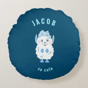 Süßes Monster Rundes Kissen