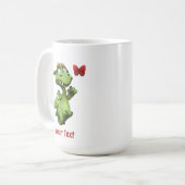 Süßes Monster Schmetterling Geschenk Kaffeetasse (Vorderseite Links)