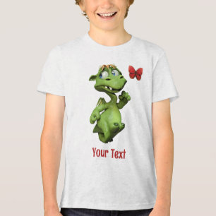Süßes Monster Schmetterling Geschenk Tri-Blend Shirt