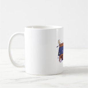 Süßes Monster unter dem Bett Halloween Kinder Kuns Kaffeetasse