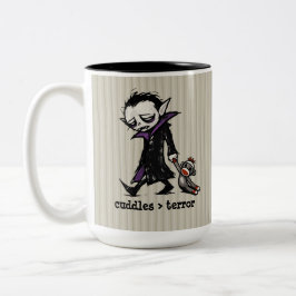 Süßes Monster Vampir Sockenäffchen Spielzeug Lusti Zweifarbige Tasse