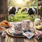 Süßes „Moo Cow“-Cartoon-Design Tasse