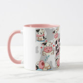Süßes „Moo Cow“-Cartoon-Design Tasse (Links)