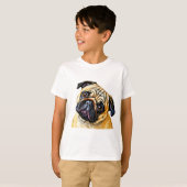 SÜßES MOPSHEMD T-Shirt (Vorne ganz)