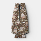 Süßes Muster aus leckeren Kuchen Flaschenkühler (Rückseite)