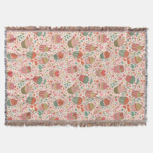 Süßes Muster Decke (Vorderseite)