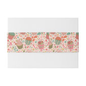 Süßes Muster Einladungsbanderole (Rückseitenbeispiel)