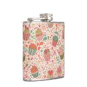 Süßes Muster Flachmann (Rechts)