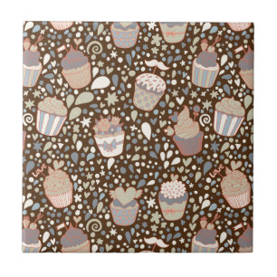 Süßes Muster gemacht von den geschmackvollen Fliese