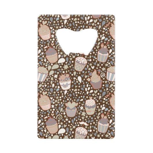 Süßes Muster gemacht von den geschmackvollen Geldbeutel Flaschenöffner (Vorderseite)