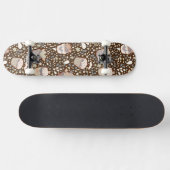 Süßes Muster gemacht von den geschmackvollen Skateboard (Horizontal)