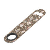 Süßes Muster gemacht von den geschmackvollen Speed Flaschenöffner (Rückseite Schrägansicht)