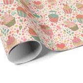 Süßes Muster Geschenkpapier (Rolleneckpunkt)