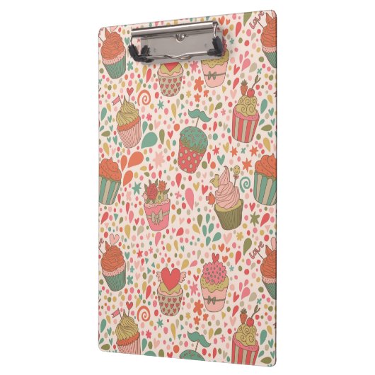 Süßes Muster Klemmbrett (Links)