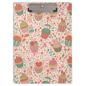 Süßes Muster Klemmbrett (Vorderseite)