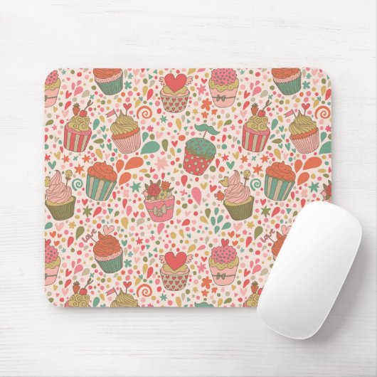 Süßes Muster Mousepad (Mit Mouse)