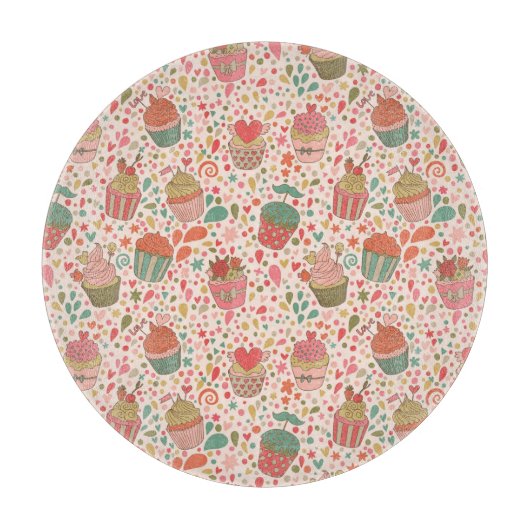 Süßes Muster Schneidebrett (Vorderseite)