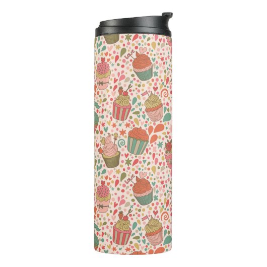 Süßes Muster Thermosbecher (Nach links gedreht)