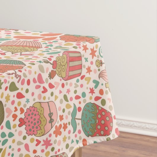 Süßes Muster Tischdecke (Beispiel)