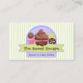 Süßes Nachtisch-Grün Visitenkarte (Vorderseite)