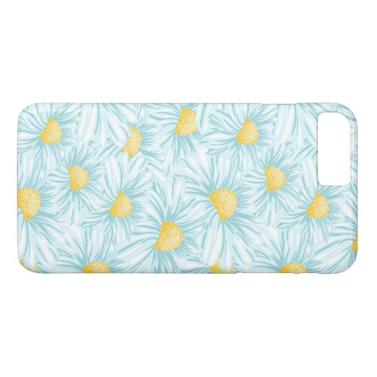 Süßes Nahtloses Daisy Case-Mate iPhone Hülle (Rückseite (Horizontal))