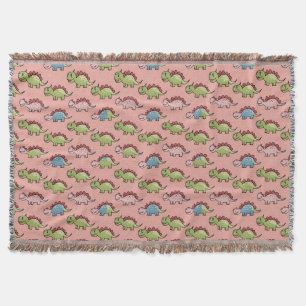 Süßes nahtloses Dinosaurier-Muster Decke