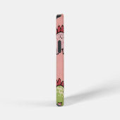 Süßes nahtloses Dinosaurier-Muster iPhone Hülle (Rechte Seite)
