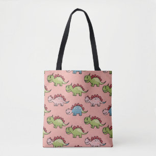 Süßes nahtloses Dinosaurier-Muster Tasche