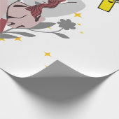 Süßes Namensdesign EMAN Geschenkpapier (Ecke)