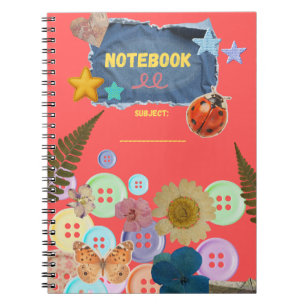 Süßes Natur-Whimsy-Notizbuch Notizblock
