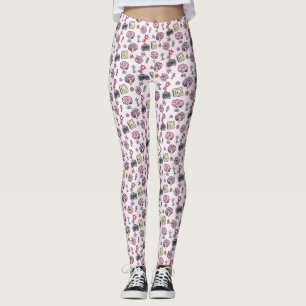 Süßes Neurowissenschaft-Muster Leggings
