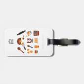 Süßes Niedliches Backwerkzeug Art Gepäckanhänger (Rückseite horizontal)