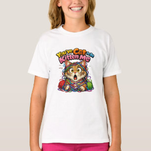 Süßes niedliches Kätzchen Katze Kinder T-Shirt