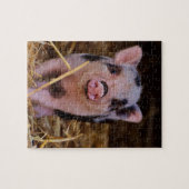 Süßes niedliches Schwein Puzzle (Horizontal)