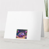 Süßes Nilpferd zum Geburtstag Karte (Rückseite)