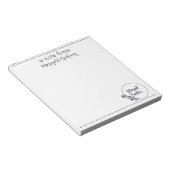 Süßes Notizbuch Notizblock (angewinkelt)