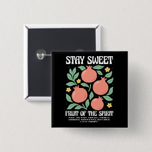 Süßes Obst aus dem Spirituosengranat bleibe Button