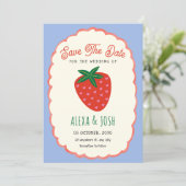 Süßes Obst Save The Date (Stehend Vorderseite)