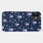 Süßes Octopus-Muster Case-Mate iPhone Hülle (Rückseite (Horizontal))