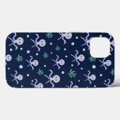 Süßes Octopus-Muster Case-Mate iPhone Hülle (Rückseite (Horizontal))