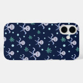 Süßes Octopus-Muster Case-Mate iPhone Hülle (Rückseite (Horizontal))
