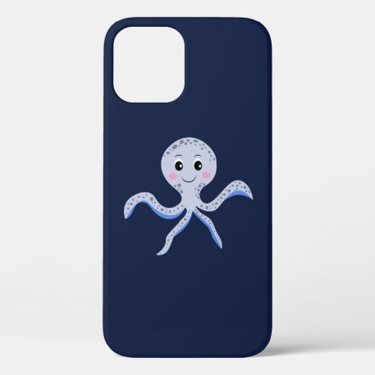 Süßes Octopus-Muster Case-Mate iPhone Hülle (Rückseite)